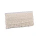 Baumwollfransen / spitze breite 40 mm - Naturfarbe hell (1 Meter)
