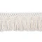 Baumwollfransen/spitze, breite 70 mm - Naturfarbe hell (1 Meter)