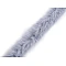 Besatzband aus kunstfell zum einnähen rund, breite 2 cm - Blau-grau hel (1 Meter)