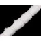 Besatzband aus kunstfell zum einnähen rund, breite 3 cm - Off white (1 Meter)