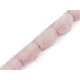 Besatzband aus kunstfell zum einnähen rund, breite 3 cm - Puderig (1 Meter)