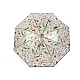 Automatikschirm für damen/mädchen transparent, wiesenblumen - Braun (1 Stück)