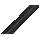 Besatzband aus polyamid gewebt, gefalzt, breite 20 mm - Schwarz (25 Meter)