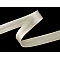 Satin-schrägband, breite 20 mm, verbügelt - Hell-créme (25 Meter)