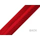 Satin-schrägband, breite 20 mm, verbügelt - Pariser blau (25 Meter)