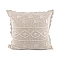 Gestrickter kissenbezug aus baumwolle, 45 x 45 cm - Naturfarbe hell (2 Stücke)