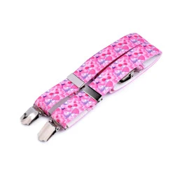 Kinder hosenträger verschiedene motive - Pink (1 Stück)