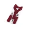 Hosenträger fliege set kinder - Bordeaux hell (1 Set)