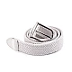 Gürtel elastisch, breite 3,2 cm unisex - Grau (1 Stück)