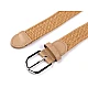 Gürtel elastisch, breite 3,2 cm unisex - Grau (1 Stück)