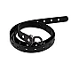 Damen-/mädchengürtel, breite 1,8 cm - Schwarz (1 Stück)