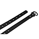 Damen-/mädchengürtel, breite 1,8 cm - Schwarz (1 Stück)