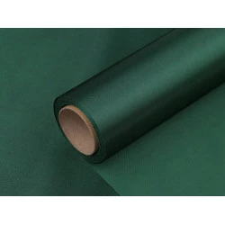 Satinstoff einseitig breite 36 cm - Dunkelgrün (9 Meter)