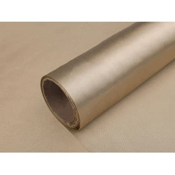 Satinstoff einseitig breite 36 cm - Beige (9 Meter)