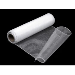 Organza breite 21 cm - Weiß (9 Meter)