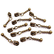 Schieber für spiralreißverschlüsse nr. 3 - Altmessing (10 Stücke)