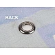 Aufsatz zum nieten von ösen, innen-ø 8 mm - Nickel (1 Set)