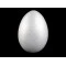 Ei styropor 14x20 cm - Weiß (1 Stück)