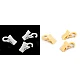 Kunststoff-clips mit haken für gardinen - Dunkelbeige (10 Stücke)