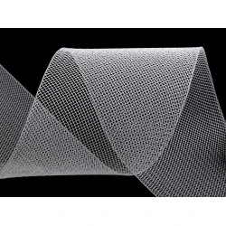 Versteifungsband crinoline fest breite 8 cm - Weiß (1 Meter)
