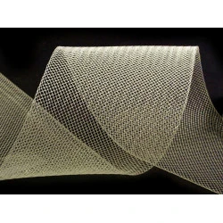 Versteifungsband crinoline fest breite 8 cm - Créme sehr hell (1 Meter)