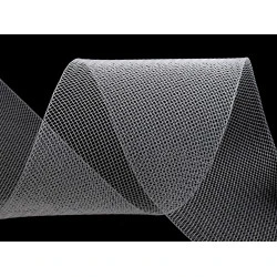 Versteifungsband crinoline fest breite 8 cm - Transparent (1 Meter)