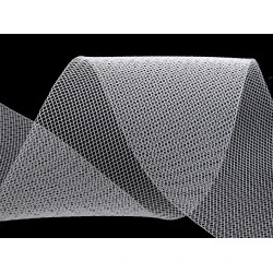 Versteifungsband crinoline fest breite 10 cm - Weiß (1 Meter)