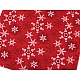Weihnachtsgeschenkbeutel schneeflocken, 20 x 30 cm - Rot (10 Stücke)