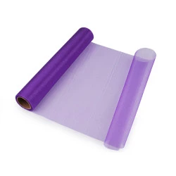 Organza milder glanz breite 36 cm - Lila (9 Meter)