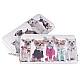 Damen geldbörse hund, katze 10x19 cm - Weiß (1 Stück)
