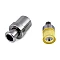 Aufsatz für halbrundnieten ø 10 mm - Nickel (1 Set)