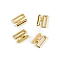 Bikini - verschluss breite 14mm aus metall - Gold metall (10 Paare)