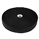 Flacher klettverschluss haken + plüsch, breite 50 mm, fein - Weiß (1 Meter)