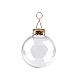 Weihnachtskugel transparent ø6 cm - Transparent (2 Stücke)