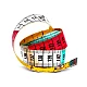 Schneidermaßband mit druckknopf 150 cm - Multicolor (1 Stück)