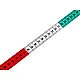 Schneidermaßband mit druckknopf 150 cm - Multicolor (1 Stück)