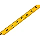 Schneidermaßband mit druckknopf 150 cm - Multicolor (1 Stück)