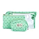 Kosmetiktaschen 3 stk. set - Mint (1 Set)