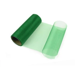 Organza leichter glanz breite 14,5 cm - Pastelgrün (9 Meter)