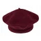 Damen / mädchen baskenmütze tonak 100% wolle - Bordeaux (1 Stück)
