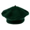 Damen / mädchen baskenmütze tonak 100% wolle - Dunkelgrün (1 Stück)