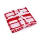 Geschirrtuch karo, 50 x 70 cm, ägyptische baumwolle - Rot (3 Stücke)