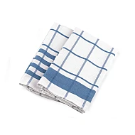 Geschirrtuch, 50 x 70 cm, ägyptische baumwolle - Blau fein (2 Stücke)