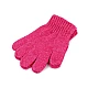 Chenille-handschuhe für kinder - Grau (1 Paar)