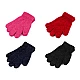 Chenille-handschuhe für kinder - Grau (1 Paar)