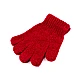 Chenille-handschuhe für kinder - Grau (1 Paar)