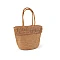 Set sommerhut/strohhut und tasche für damen - Naturbraun (1 Set)