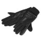 Handschuhe für damen mit öko-leder verziert, taktil - Schwarz (1 Paar)