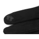 Handschuhe für damen mit öko-leder verziert, taktil - Schwarz (1 Paar)