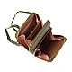 Crossbody-geldbörse mit handytasche, 11,5 x 18 cm - Kamel beige (1 Stück)